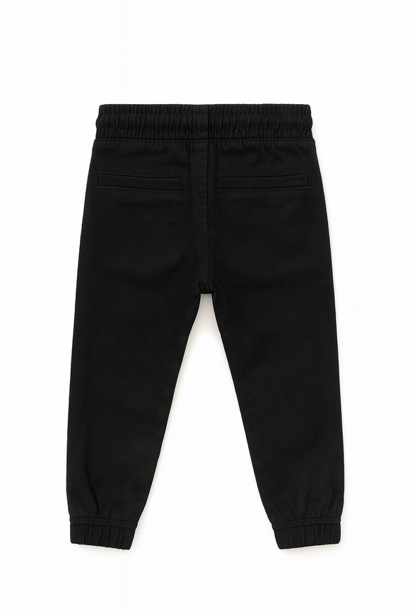Black Twill Jogger