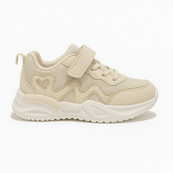 Beige Mesh Trainer Beige