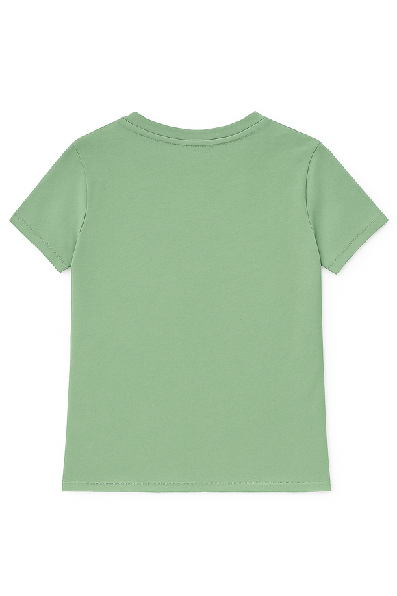 Mid Grey Graphic T Shirt Dark