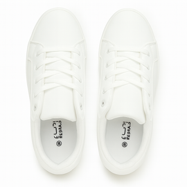 White Laser Cut Sneaker - 0