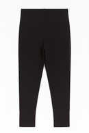 Black Ponte Multi Button Legging-2