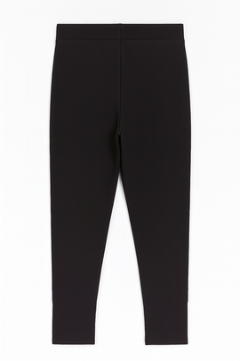 Black Ponte Multi Button Legging - 0