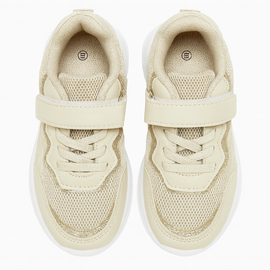 Beige Mesh Trainer Beige - 0