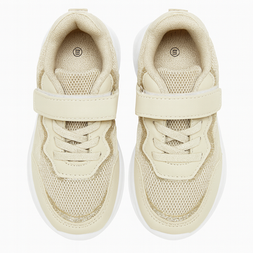 Beige Mesh Trainer Beige - 0