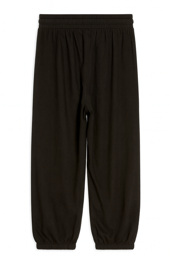 Black Twill Jogger