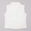 WHITE SLEEVELESS SHIRT BLOUSE-3