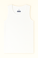 White 3 Pack Sleeveless Vest White-2