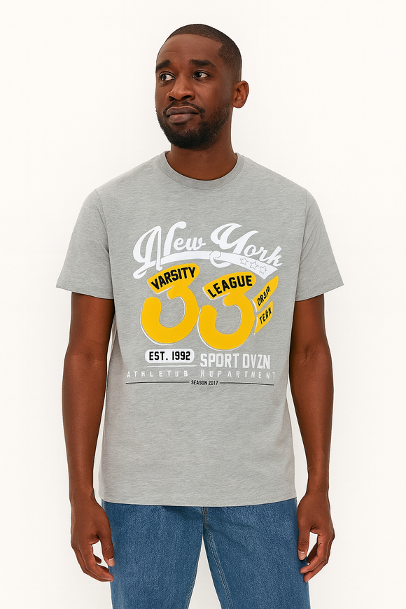 Graphic Tee Mid Grey