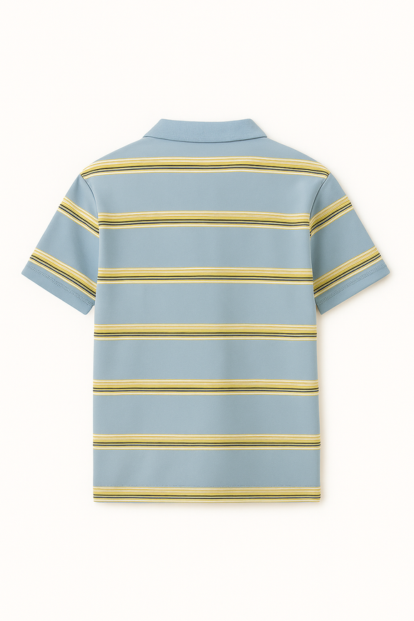 Feeder Stripe Pique Polo Assorted Small