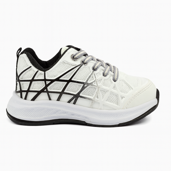 White Cuhnky Mesh Trainer