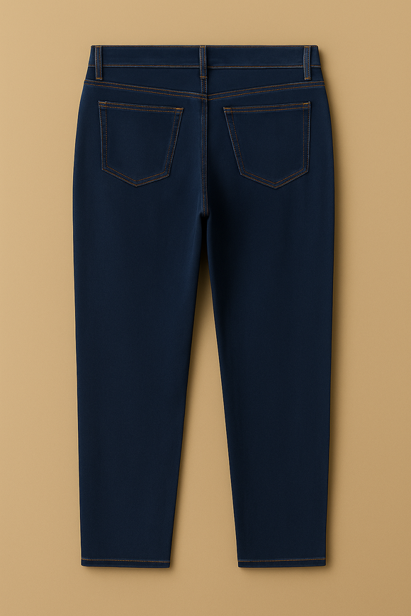 Dark Wash Basic 5 Pocket Standard Fit Jeans Darkwash