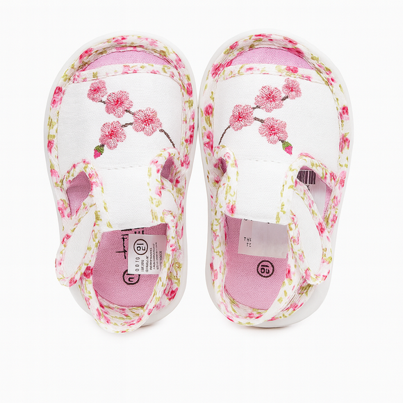 White Sounded Outsole Sandal