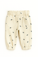 Beige Paperbag Trouser Beige-3