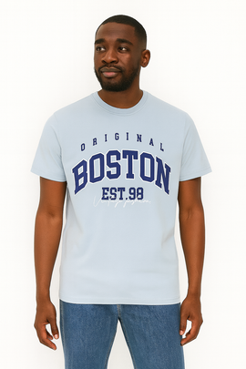 Graphic Tee Sky Blue