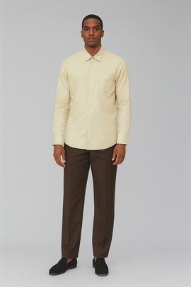Formal Shirts Beige - 0