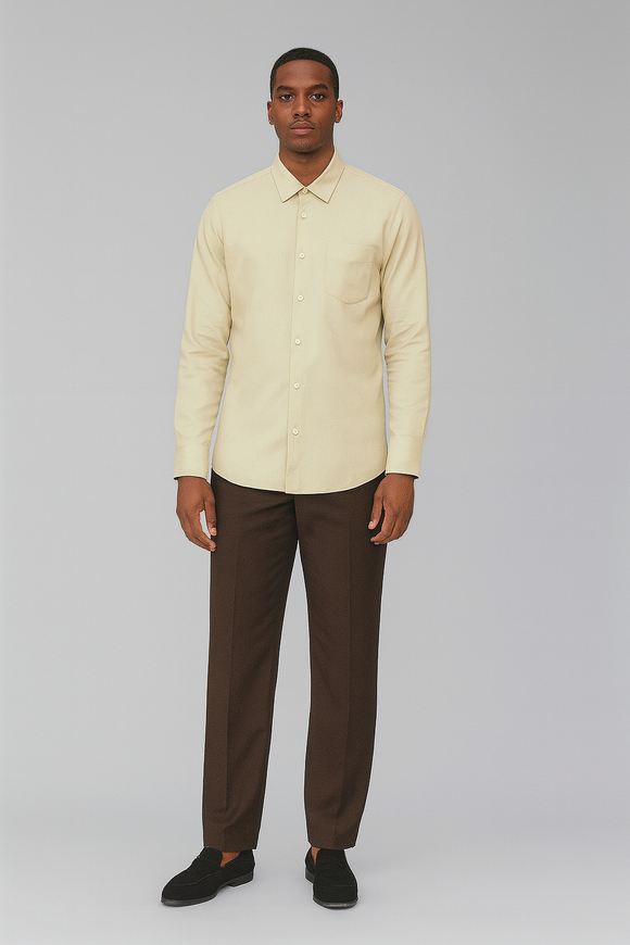 Formal Shirts Beige