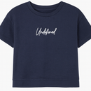 Junior Boys Sage Navy Jaquard T Shirt-2