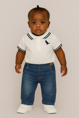 Light Wash Rib Wasitband Pull On Jeans Light Wash - 0