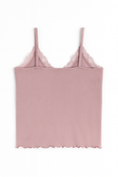 Mauve Strappy Lace Vest-2