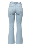 LIGHT WASH ELASTIC WAIST JEANS-3