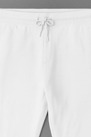 White Basic Track Pant-3