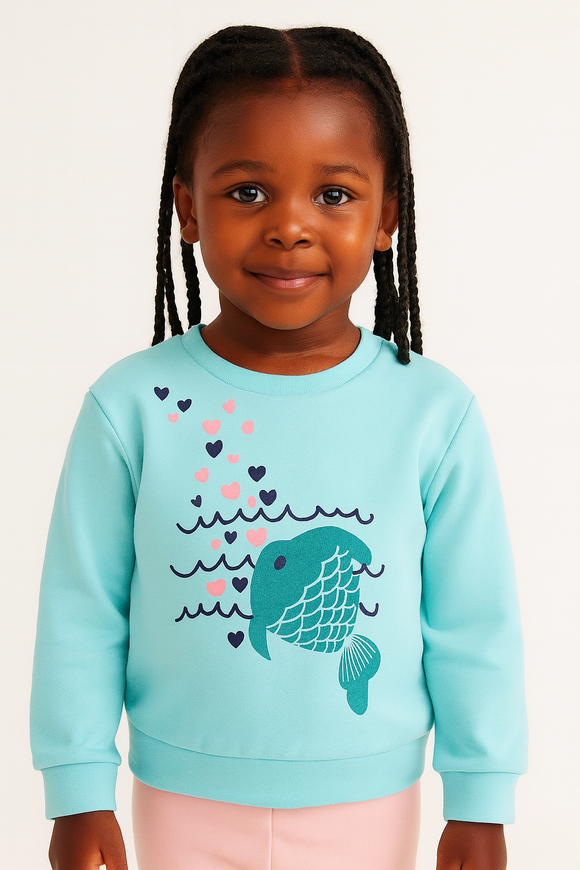 Mint Placement Print Sweatshirts