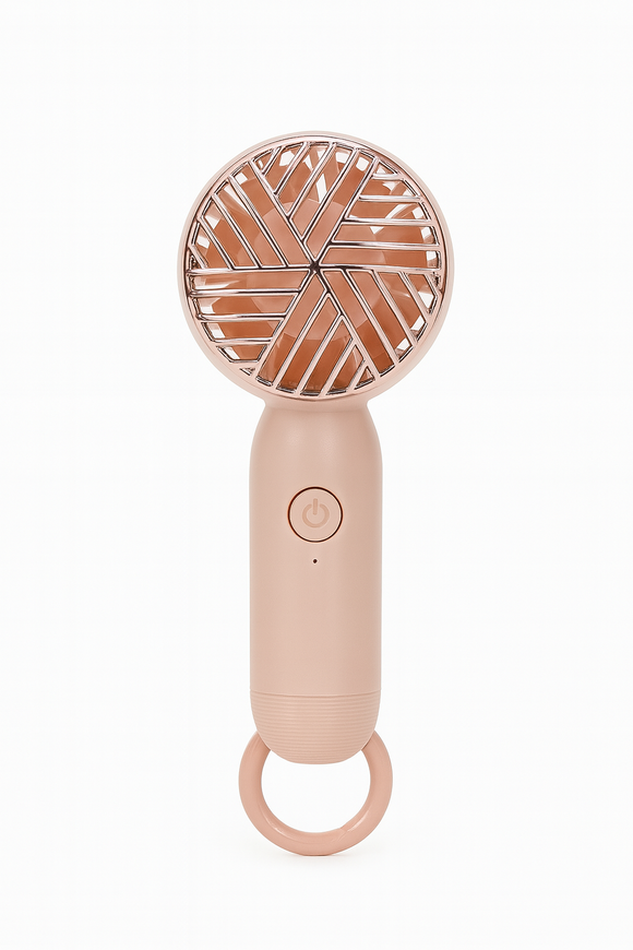 Pink Handheld Fan