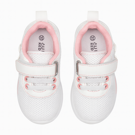 White Velcro Pump White - 0