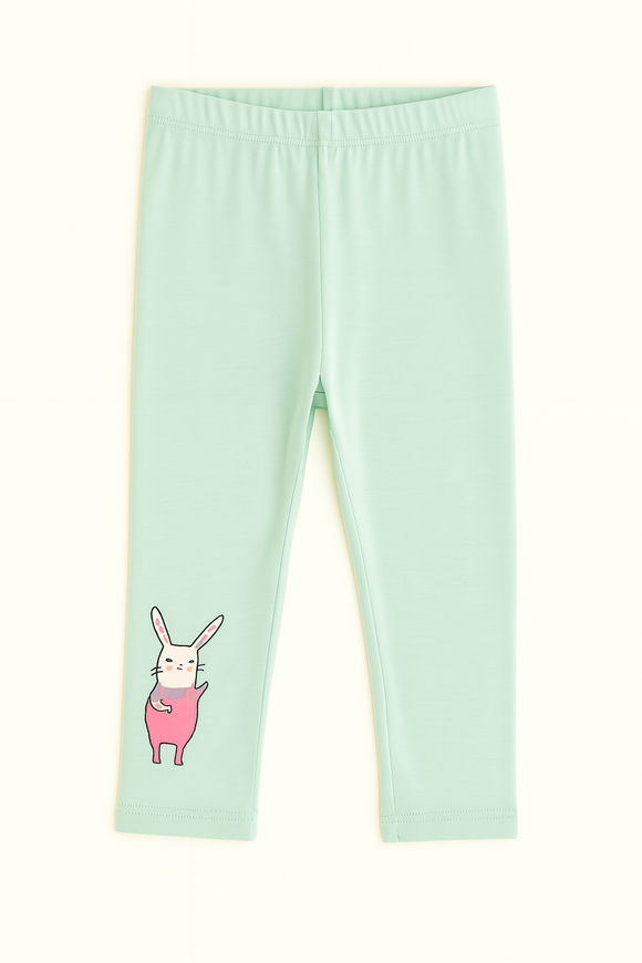 Sage Solid Leggings Green