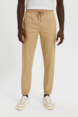Twill Jogger Beige