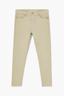 Color Denim Jeans Beige-2