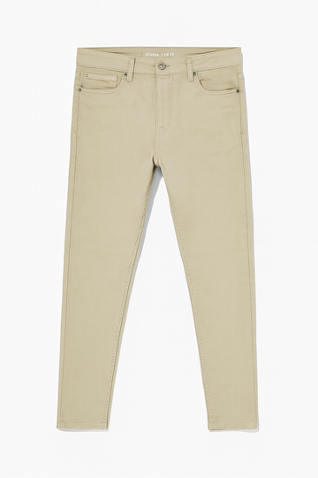 Color Denim Jeans Beige - 0
