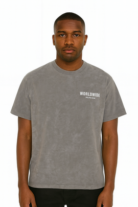 Grey Lounge T Shirt Mid Grey
