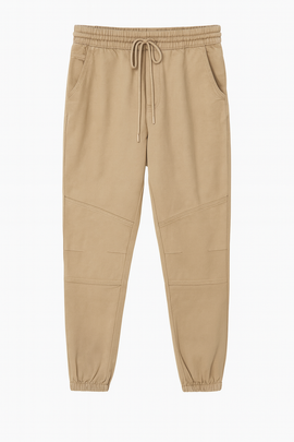 Tobacco Knit Denim Jogger Tan - 0