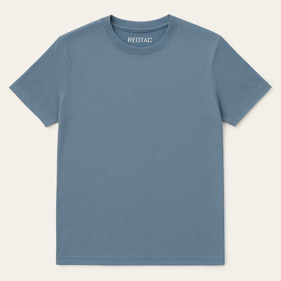 Basic Solid Crew Neck Tee Assorted Small