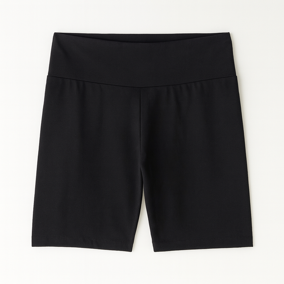 Black Biker Short
