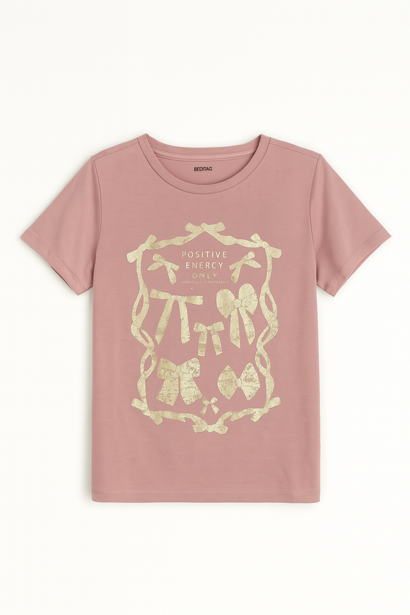 Charcoal Bear Foil T Shirt