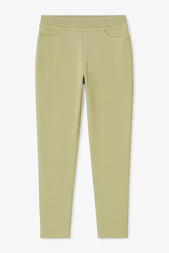 Olive Knit Jegging Dark