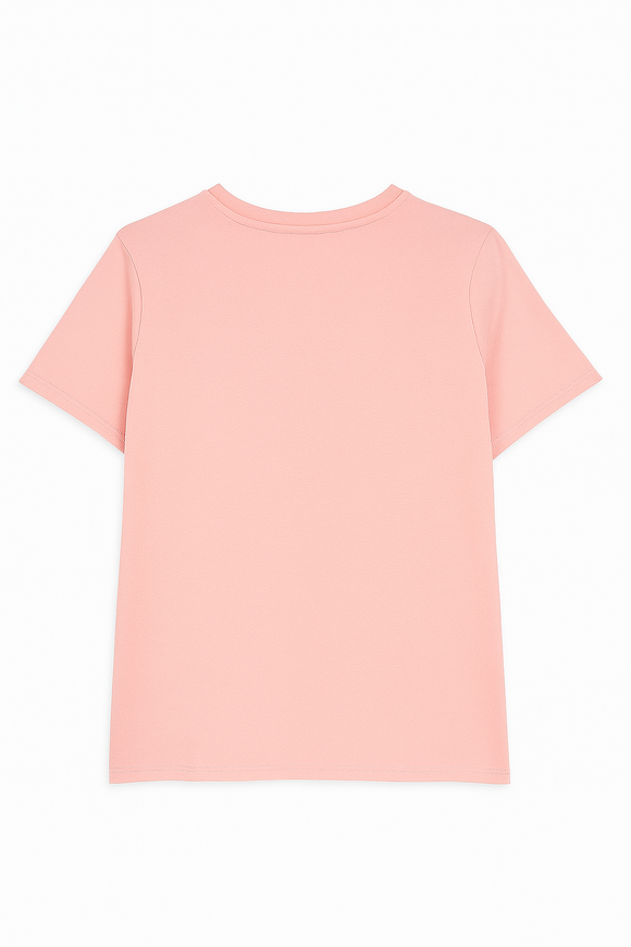 Pink We Bare Bears Printed T Shirt Pale