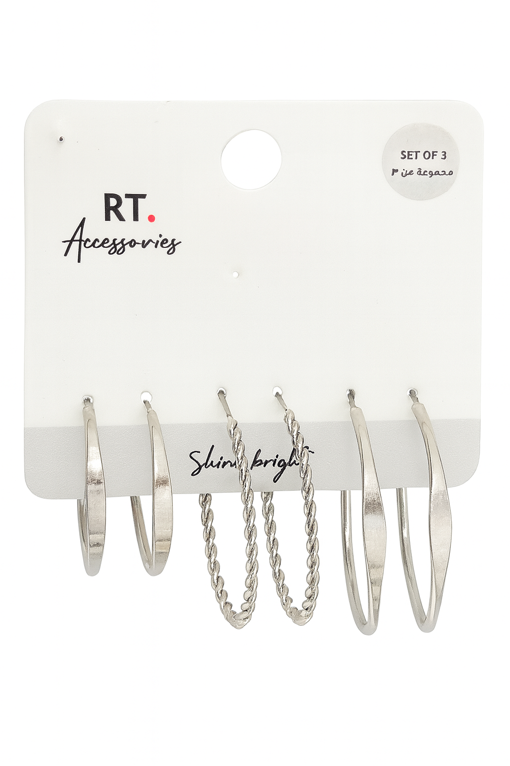3 Pcs Earring Set