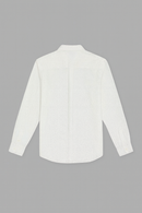 White Button Down Oxford Shirt-3