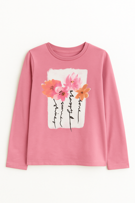 Pink L S T Shirts Pale Pink - 0