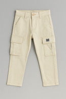 Beige Cargo Pocket Trouser Beige-2
