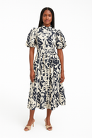 Assorted Belted Ruffle Dress-1