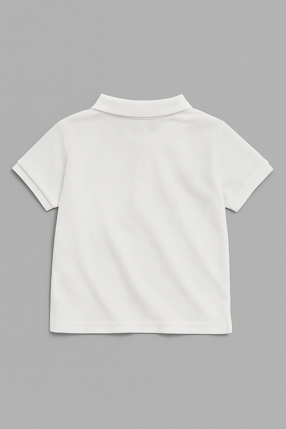 White  Basic Polo Shirt
