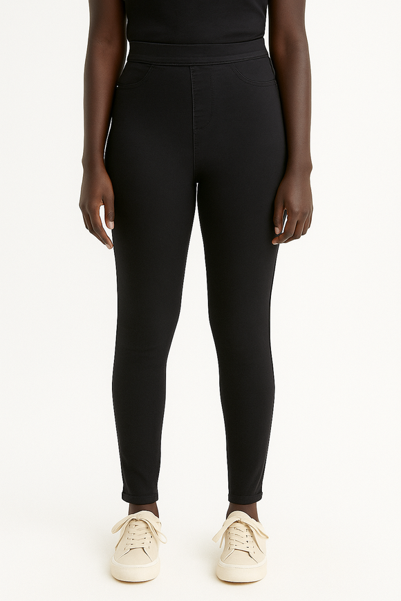 Black Skinny Knit Jegging Black