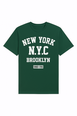 Graphic Tee Dark Green - 0