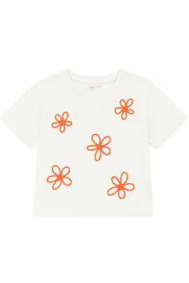 White Drop Shoulder Rope T Shirts White - 0