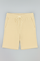 Beige Men Shorts-2