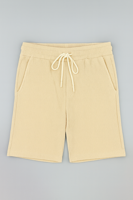 Beige Men Shorts - 0